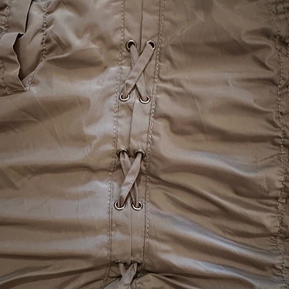 Laundry By Shelli Segal 2 Piece Coat with Leopard Lining Size PM (Petite Medium) - Picture 6 of 7